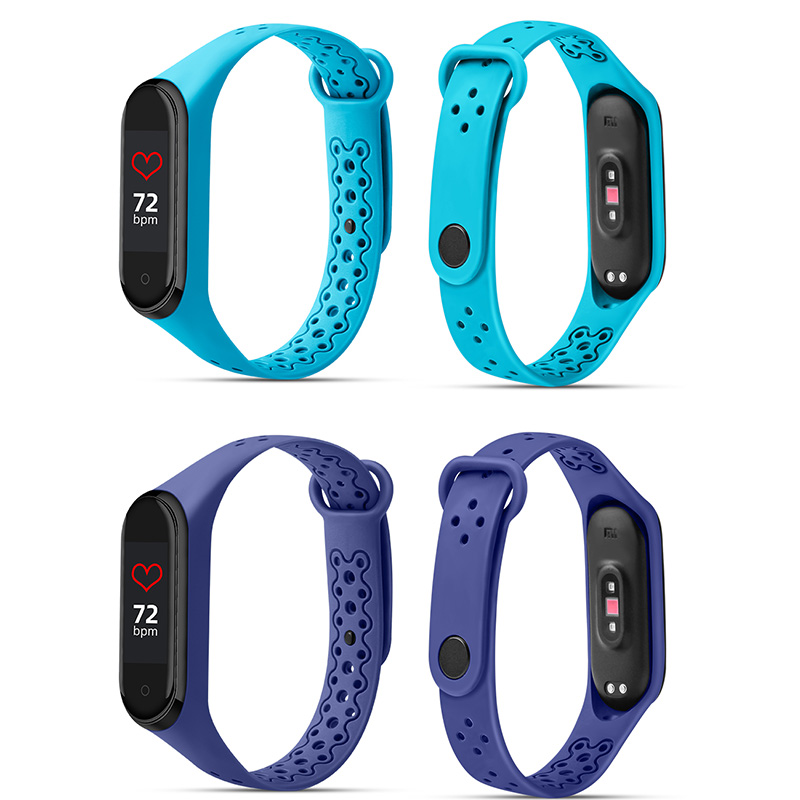 Mi Band 3 4 náhradní náramek sportovní pastelový img 3